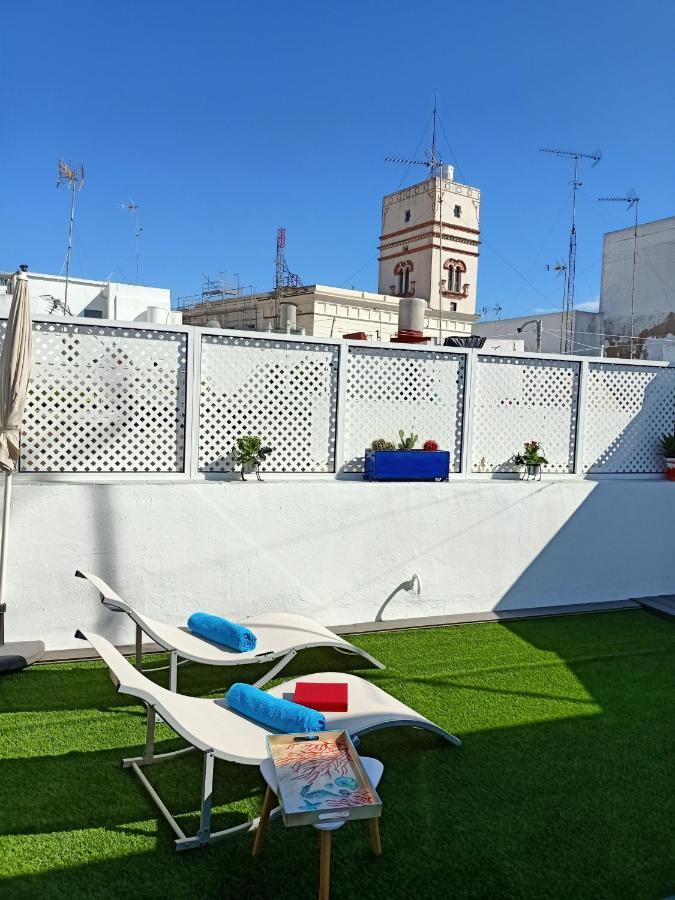 Апартаменты Atico Terraza Torre Tavira Кадис Экстерьер фото